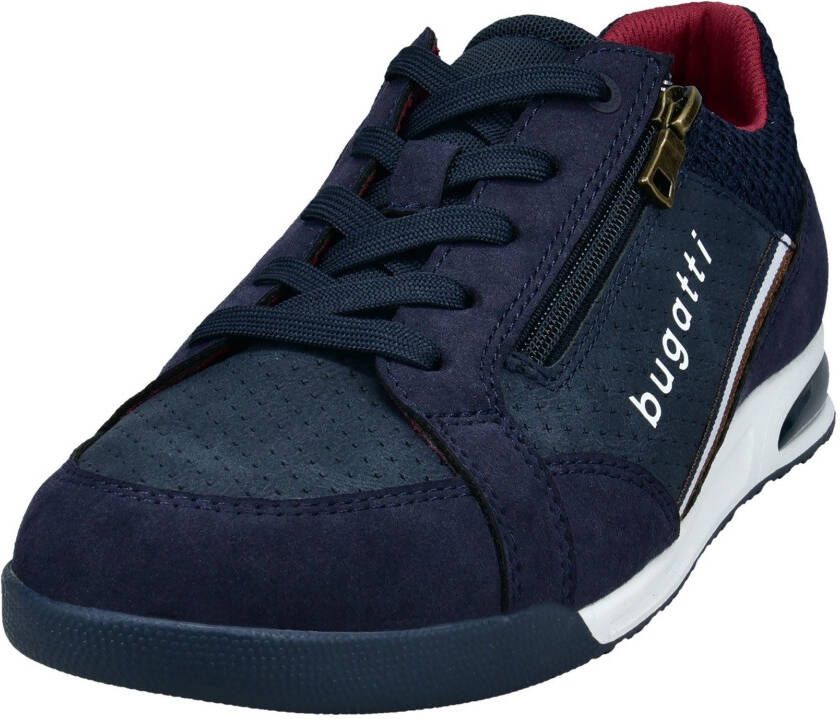 Bugatti Sneakers veterschoen lage schoen vrijetijdsschoen met contrastafwerkingen