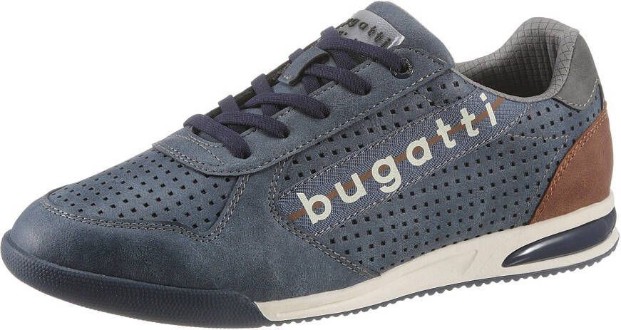 Bugatti Sneakers met aangeduid ajourmotief