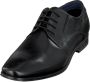 Bugatti Veterschoenen blokhak avondschuh feestdagenschuh met logoprent op de hiel - Thumbnail 3
