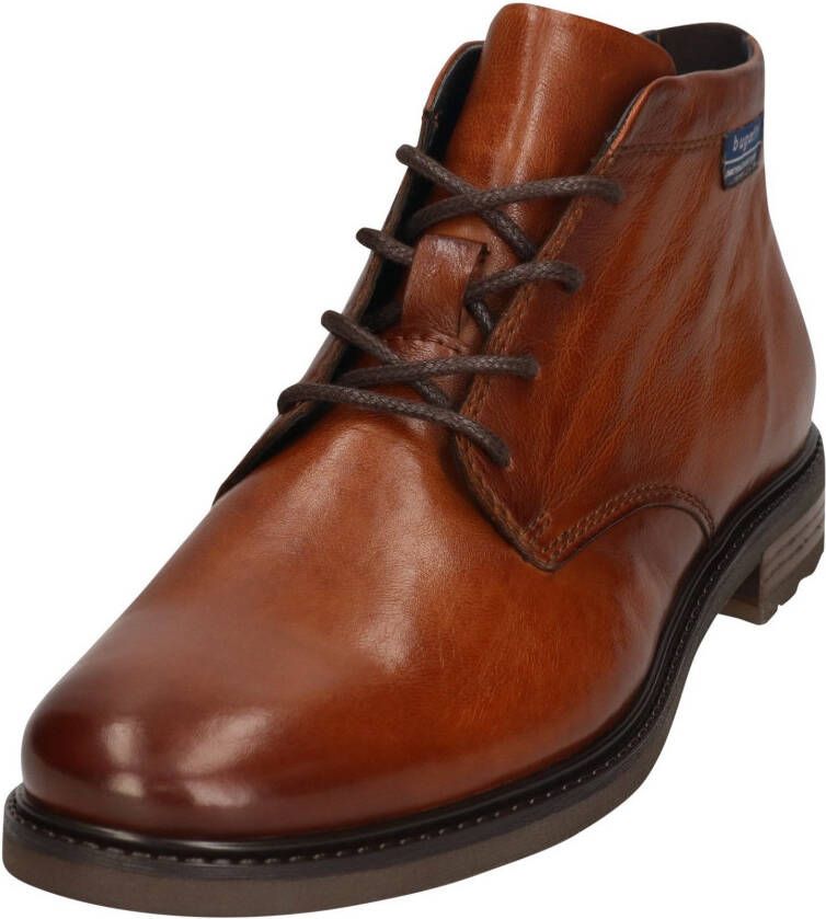 Bugatti leren heren veterschoenen cognac