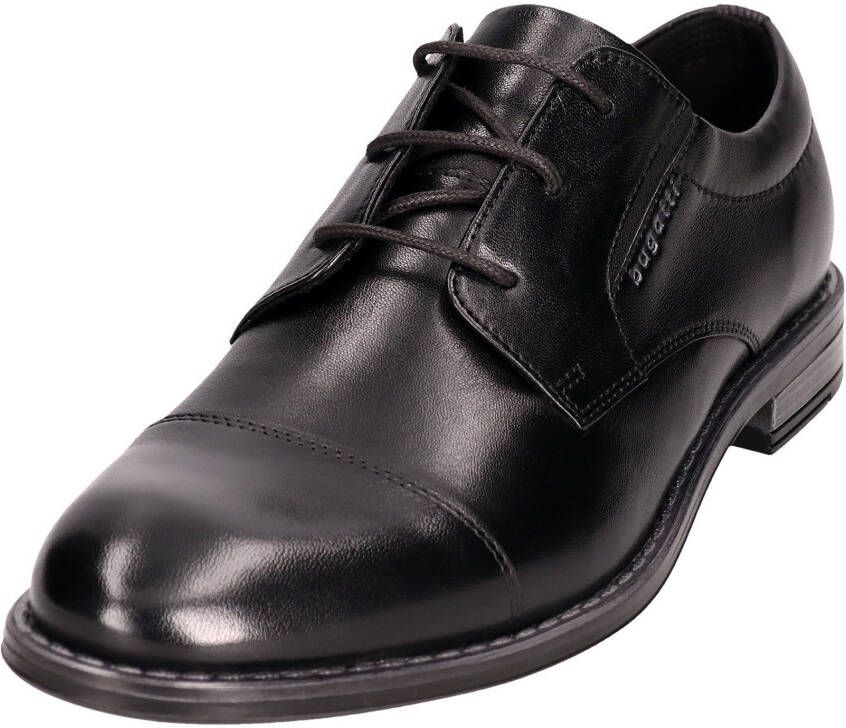 Bugatti Veterschoenen blokhak avondschoen feestelijke schoen business schoen logoprint