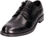 Bugatti Veterschoenen blokhak avondschoen feestelijke schoen business schoen logoprint - Thumbnail 1