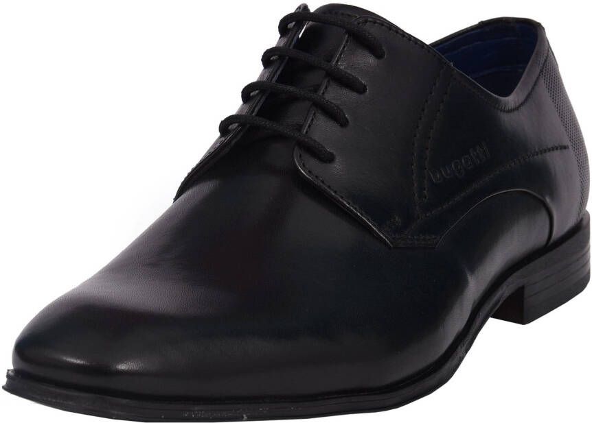 Bugatti Veterschoenen blokhak avondschoen zakelijke schoen feestdag schoen logo-embossing