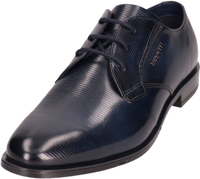 Bugatti Veterschoenen blokhak business schoen avondschoen feestelijke schoen met print