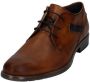 Bugatti leren heren veterschoenen Cognac Echt leer - Thumbnail 2