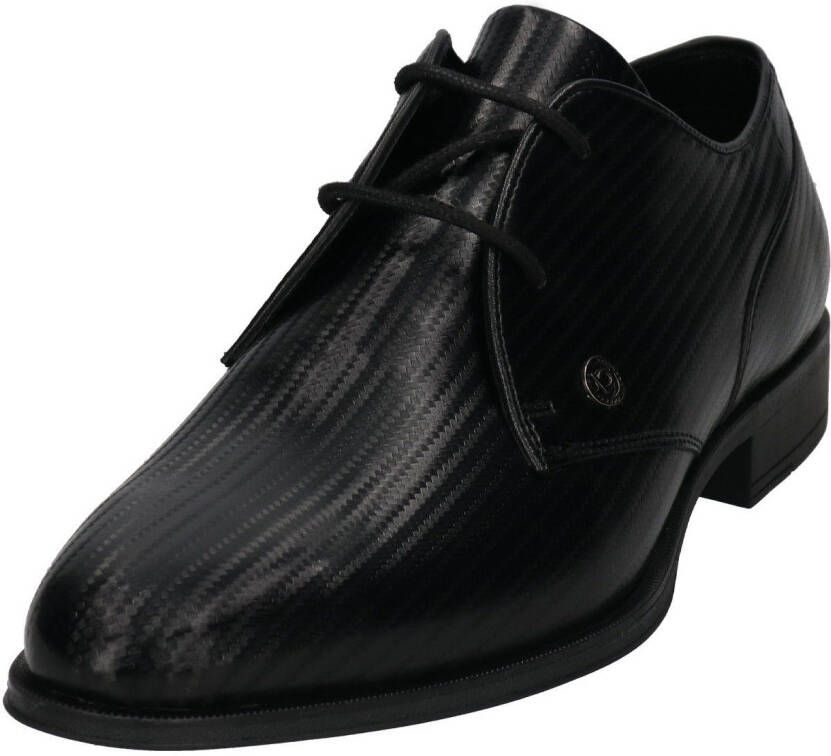 Bugatti Veterschoenen met fijne embossing vrijetijdsschoen halfhoge schoen veterschoen