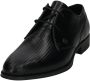 Bugatti Veterschoenen met fijne embossing vrijetijdsschoen halfhoge schoen veterschoen - Thumbnail 1