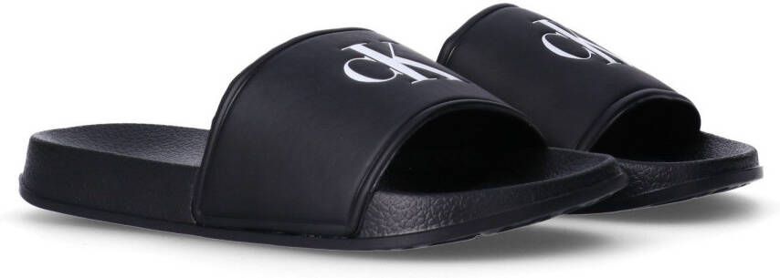 Calvin Klein Badslippers pool slides watersandalen strand-schoen met logo versierd