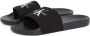 Calvin Klein Badslippers SLIDE MONOGRAM zomerschoen slippers badschoens strandschoen met logo-opschrift - Thumbnail 1