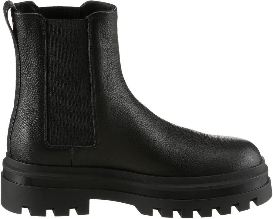 Calvin Klein Chelsea-boots LUGGED CHELSEA BOOT HIGH LTH Enkellaars Klassiek-Boots stretchinzetstukken met aantreklus