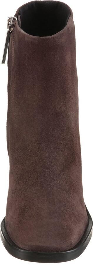 Calvin Klein Laarsjes BLOCK HEEL ZIP BOOT SUE Klassieke boots blokhak met CK-logo aan de zijkant van de schacht - Foto 4