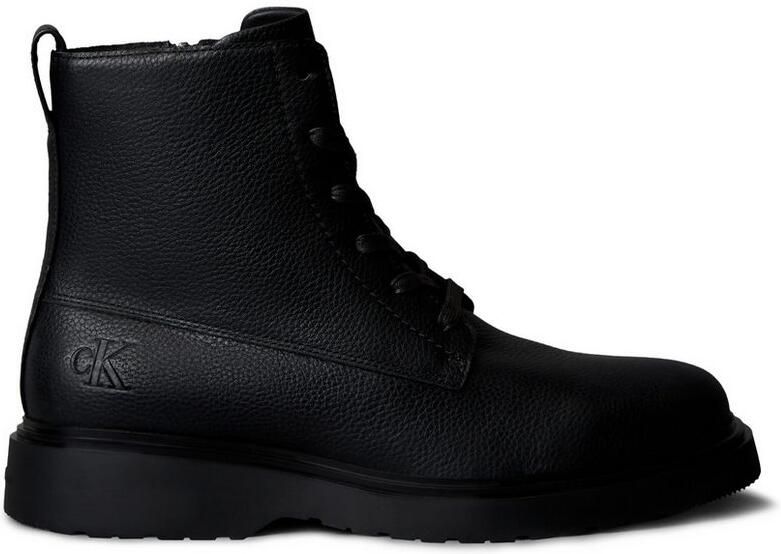 Calvin Klein Veterschoenen COMBAT ESS LACE UP ZIP BOOT LTH Veterenkellaars Casual-boots met ritssluiting - Foto 4