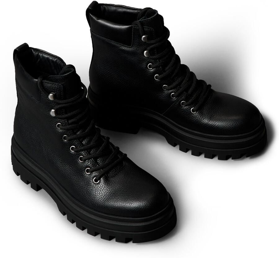 Calvin Klein Veterschoenen LUGGED HIKING LACE UP LTH Veterenkellaars plateaulaarzen met gewatteerde schachtrand - Foto 2