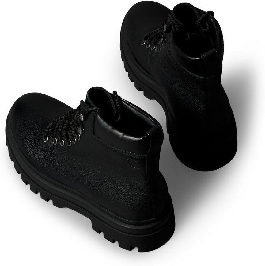 Calvin Klein Veterschoenen LUGGED HIKING LACE UP LTH Veterenkellaars plateaulaarzen met gewatteerde schachtrand - Foto 3