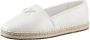 Calvin Klein Witte leren espadrilles met gedetailleerd ontwerp - Thumbnail 2