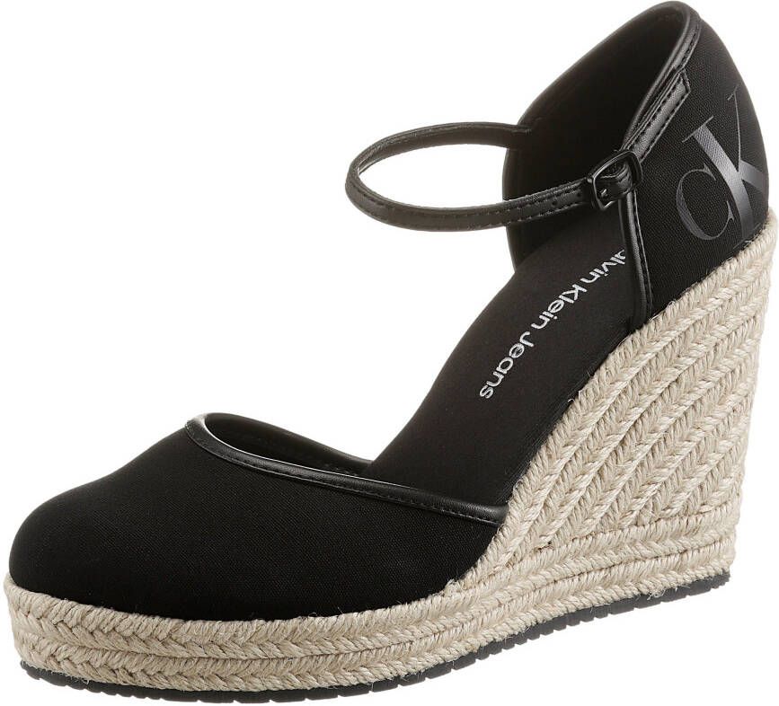 Calvin Klein Sandalen Wedge Sandal Close Toe Ess in zwart - Foto 1