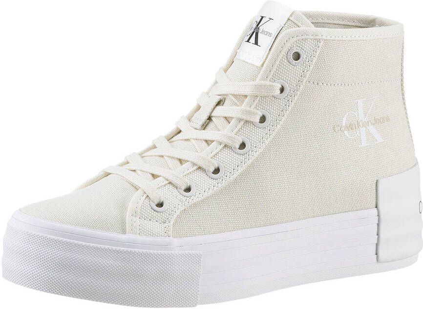 Calvin Klein Hoge veterschoenen BOLD VULC FLATF MID CS ML BTW plateau high top-sneaker vrijetijdsschoen met enkellaag schacht - Foto 2