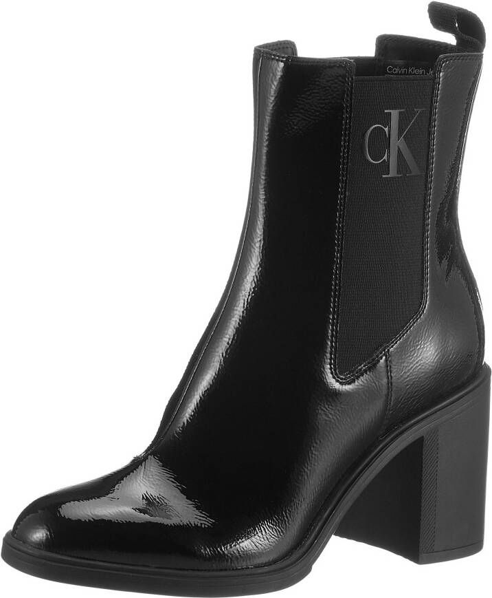 Calvin Klein Laarsjes BLOCK HEEL BOOT NAPLAK