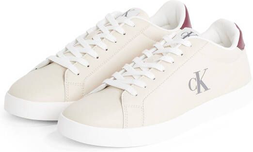 Calvin Klein Plateausneakers 3 CUPSOLE PU vrijetijdsschoen lage schoen veterschoen met gepolsterde schacht