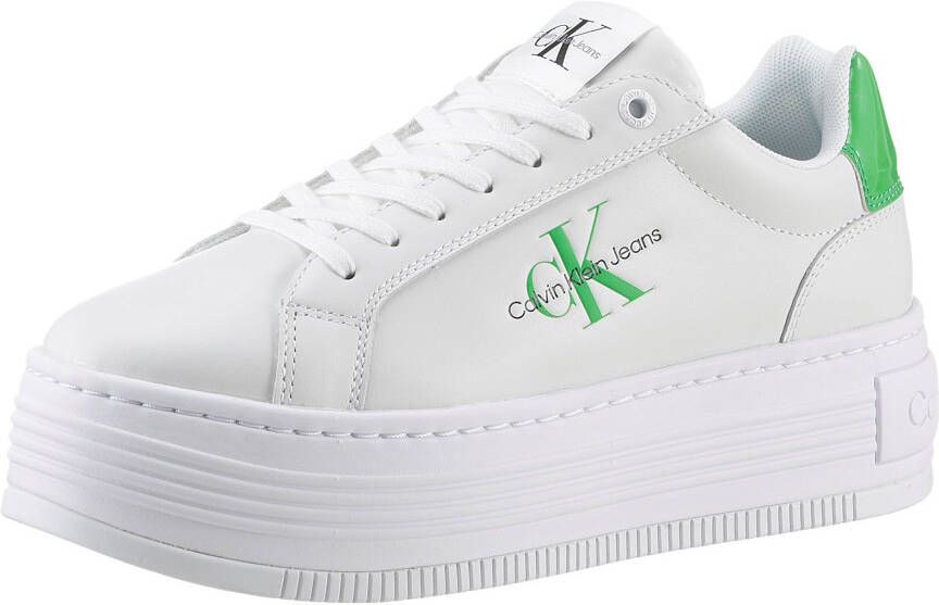 Calvin Klein Plateausneakers BOLD PLATF LOW LACE LTH ML MET