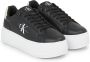 Calvin Klein Plateausneakers BOLD PLATF LOW LACE LTH ML MTL met zijlogo vrijetijdsschoen lage schoen veterschoen - Thumbnail 2
