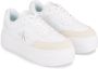 Calvin Klein Plateausneakers BOLD PLATF LOW LACE MIX ML BTW met logo-opdruk aan de zijkant vrijetijdsschoen halfhoge schoen veterschoen - Thumbnail 2