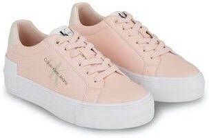 Calvin Klein Plateausneakers BOLD VULC FLATF LOW LACE LTH ML met logo-opdrukken vrijetijdsschoen halfhoge schoen veterschoen - Foto 2