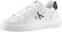 Calvin Klein Plateausneakers CHUNKY CUPSOLE MONO LTH WN vrijetijdsschoen lage schoen veterschoen met ck-opdruk aan de zijkant - Thumbnail 3
