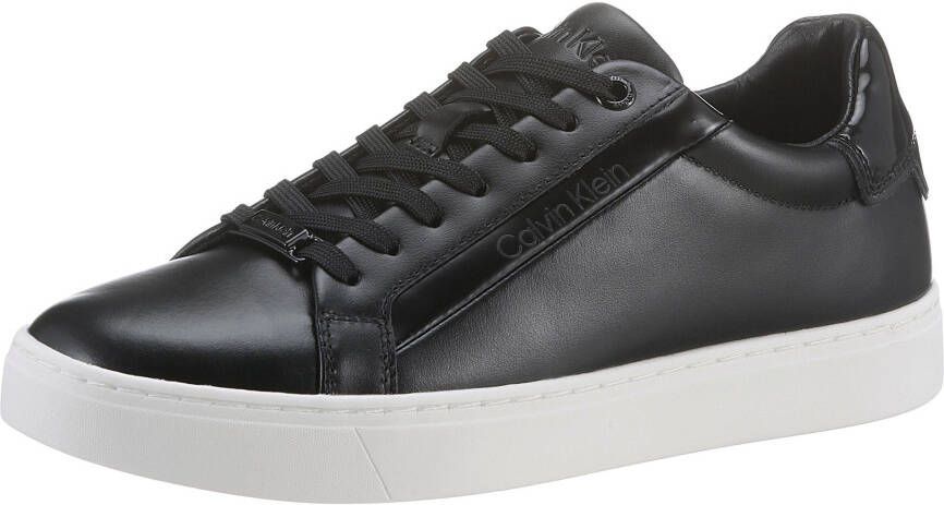 Calvin Klein Plateausneakers LOGO CUPSOLE LACE UP met veel logo-opschriften