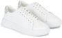 Calvin Klein Verhoogde Cupsole Veterschoenen van Leer White Dames - Thumbnail 3