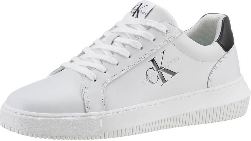 Calvin Klein Plateausneakers SEAMUS 20L vrijetijdsschoen lage schoen veterschoen met contrast bies