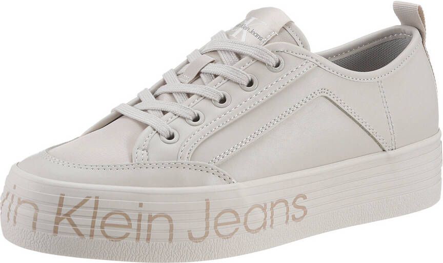 Calvin Klein Jeans Plateausneakers met labelprint model 'VULC' - Foto 2