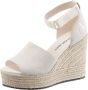Calvin Klein Espadrilles Wedge Sandal Wide Su Con in crème - Thumbnail 1
