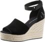 Calvin Klein Espadrilles Wedge Sandal Wide Su Con in zwart - Thumbnail 1