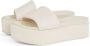 Calvin Klein Slippers FLATFORM SANDAL SLIDE IN NYLON poolslides zomerschoen strand-schoen plateausool om in te stappen - Thumbnail 1