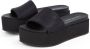 Calvin Klein Slippers FLATFORM SANDAL SLIDE IN NYLON poolslides zomerschoen strand-schoen plateausool om in te stappen - Thumbnail 1