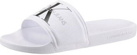 Calvin Klein Slippers met opvallend logo