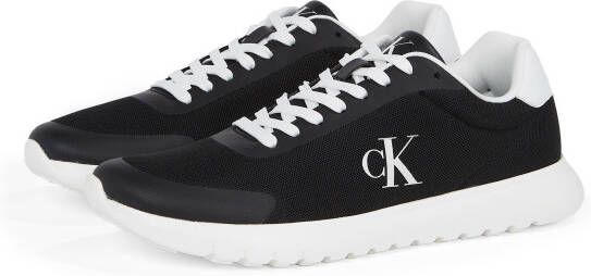 Calvin Klein Sneakers 3 EVA RUNNER MESH vrijetijdsschoen lage schoen veterschoen met contrast bies