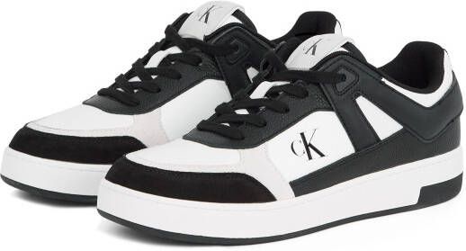 Calvin Klein Sneakers BASKET CUP LOW LACEUP LTH MIX basket-sneaker veterschoen halfschoen vrijetijdsschoen met ck-logo