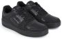 Calvin Klein Jeans Heren Leren Basket Cupsole Sneakers Black Heren - Thumbnail 3