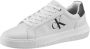 Calvin Klein Plateausneakers CHUNKY CUPSOLE MONO LTH WN vrijetijdsschoen lage schoen veterschoen met ck-opdruk aan de zijkant - Thumbnail 3