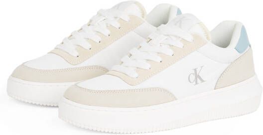 Calvin Klein Sneakers CHUNKY CUPSOLE LOW MIX IN vrijetijdsschoen lage schoen veterschoen met ck-logo
