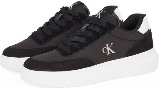 Calvin Klein Sneakers CHUNKY CUPSOLE LOW MIX IN vrijetijdsschoen lage schoen veterschoen met ck-logo