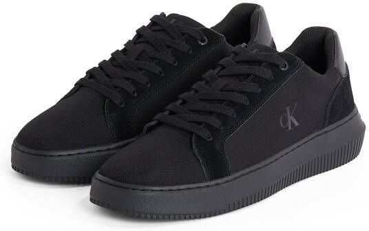 Calvin Klein Sneakers CHUNKY CUPSOLE MG CANVAS halfschoen veterschoen vrijetijdssneaker met zij ck-logo
