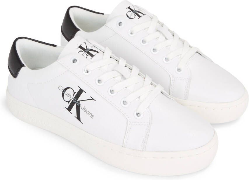 Calvin Klein Sneakers CLASSIC CUPSOLE LACEUP LTH WN met zijlogo vrijetijdsschoen lage schoen veterschoen - Foto 2