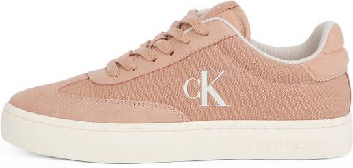 Calvin Klein Sneakers CLASSIC CUPSOLE LOW MIX MG WN veterschoenen vrijetijdsschoen lage schoen met logo-opschrift aan de zijkant