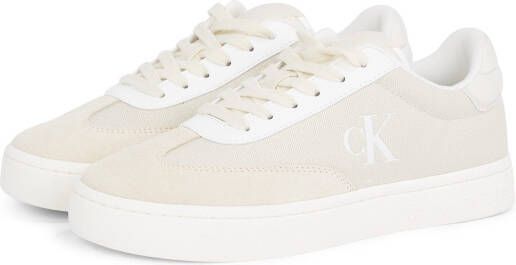 Calvin Klein Sneakers CLASSIC CUPSOLE LOW MIX MG WN veterschoenen vrijetijdsschoen lage schoen met logo-opschrift aan de zijkant