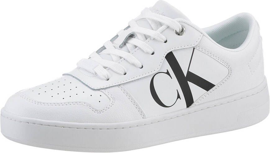 Calvin Klein Sneakers CUPSOLE LACEUP BASKET LOW LTH met ck-logo opzij