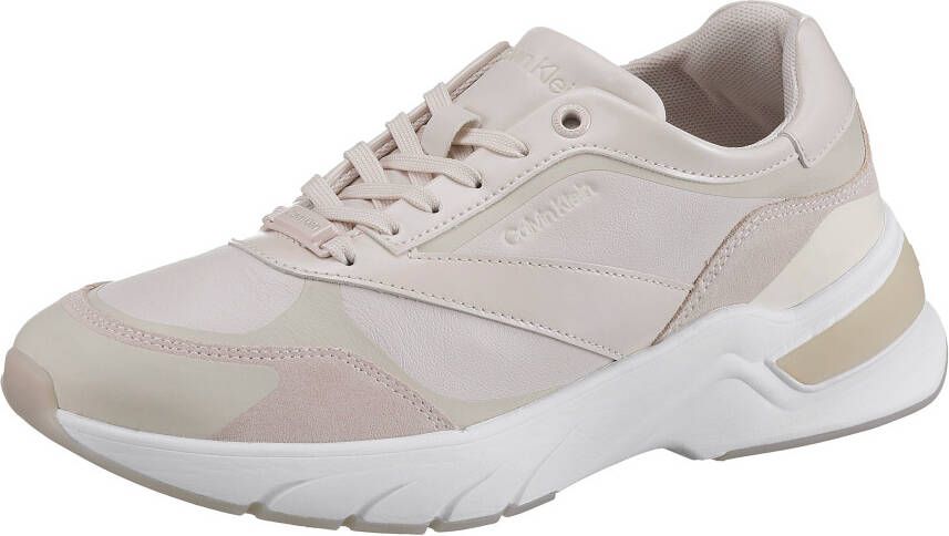 Calvin Klein Sneakers Elevated Runner Lace Up in poeder roze
