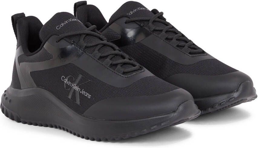Calvin Klein Sneakers EVA RUNNER LOW LACE ML MIX met lichte profielzool vrijetijdsschoen lage schoen veterschoen
